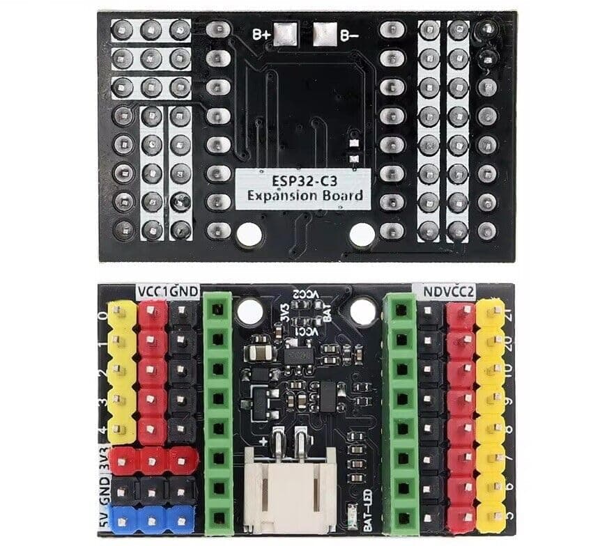 ESP32-C3 Supermini Expansion Board | Built-in Lithium Battery Charging Support via ESP32-C3 USB | Ideal for IoT and Embedded Projects (Only Expension Board)