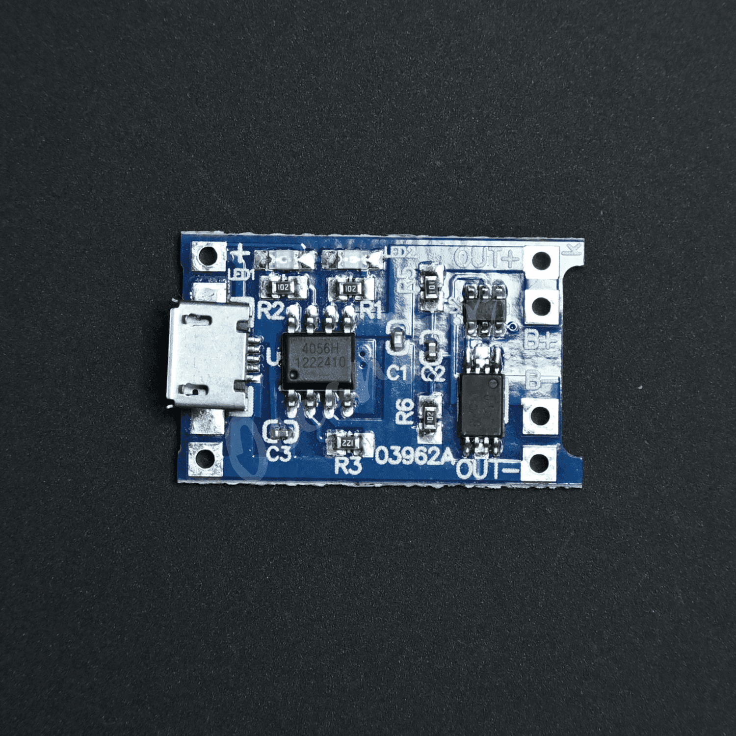 TP4056 1A Li-Ion Lithium Battery charging Module with Current Protection - Micro USB