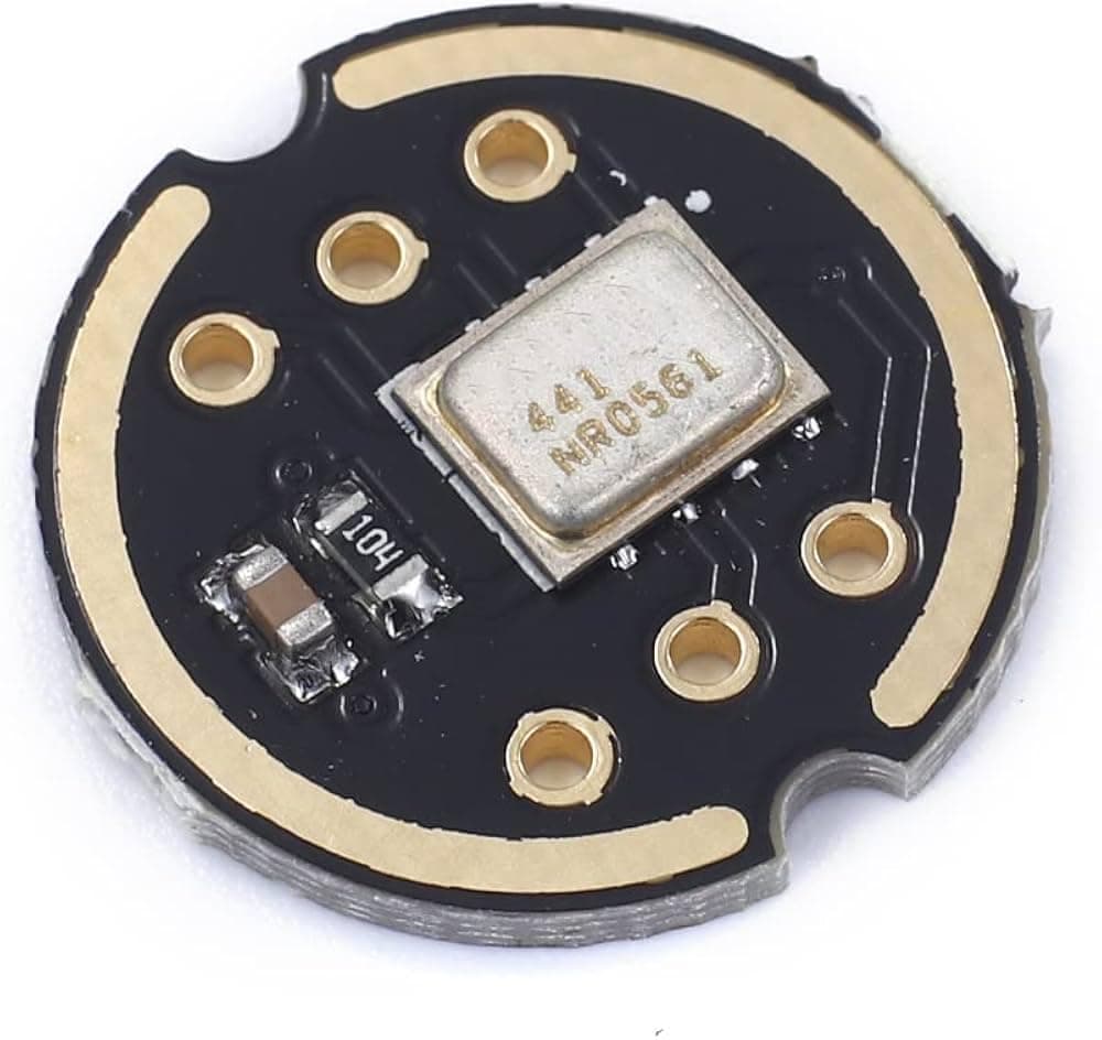 INMP441 Omnidirectional MEMS Microphone Module, Digital I2S Output, High Precision Audio Sensor Board with Pins for DIY Electronics Projects