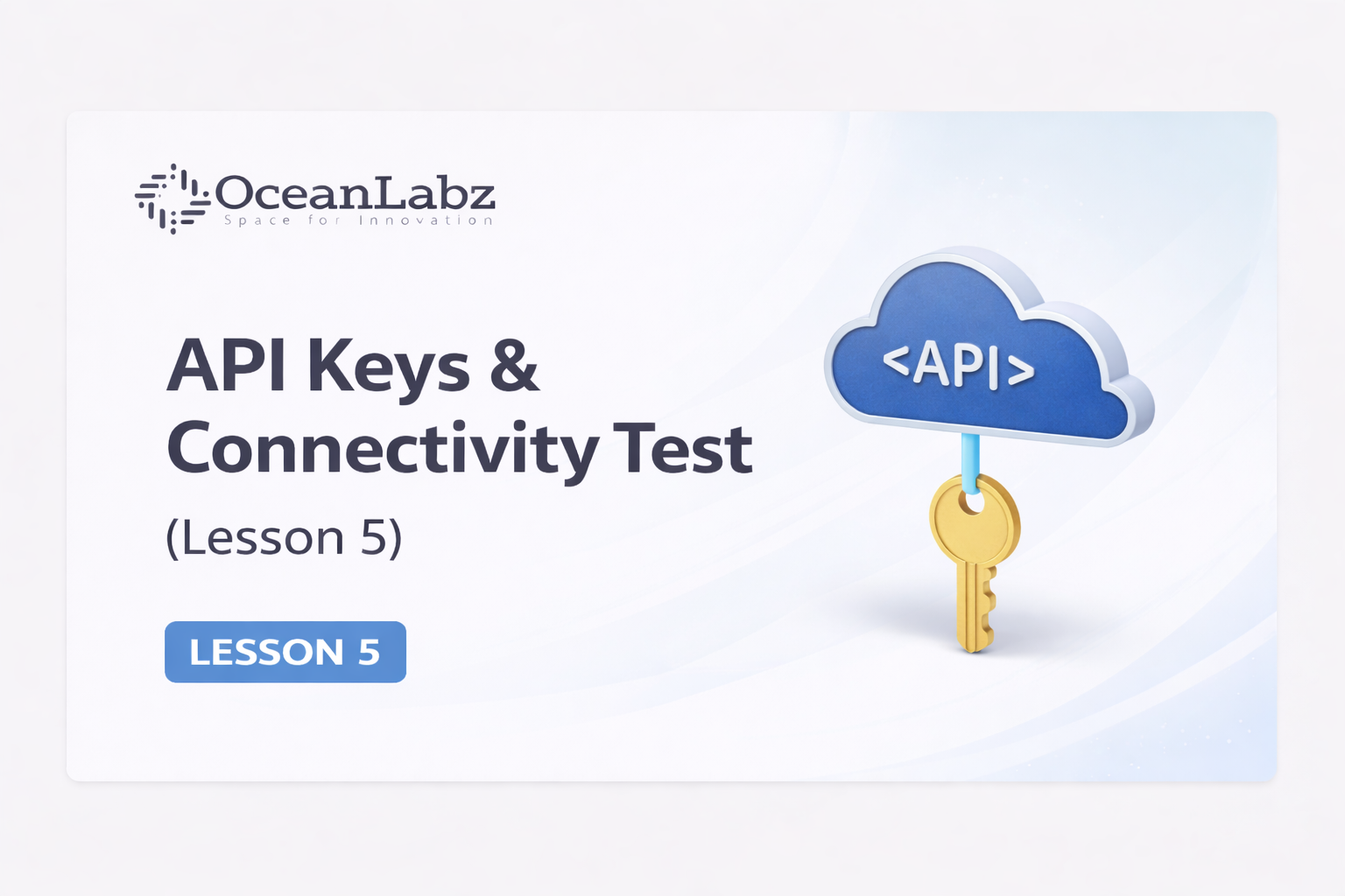 API Keys & Connectivity Test